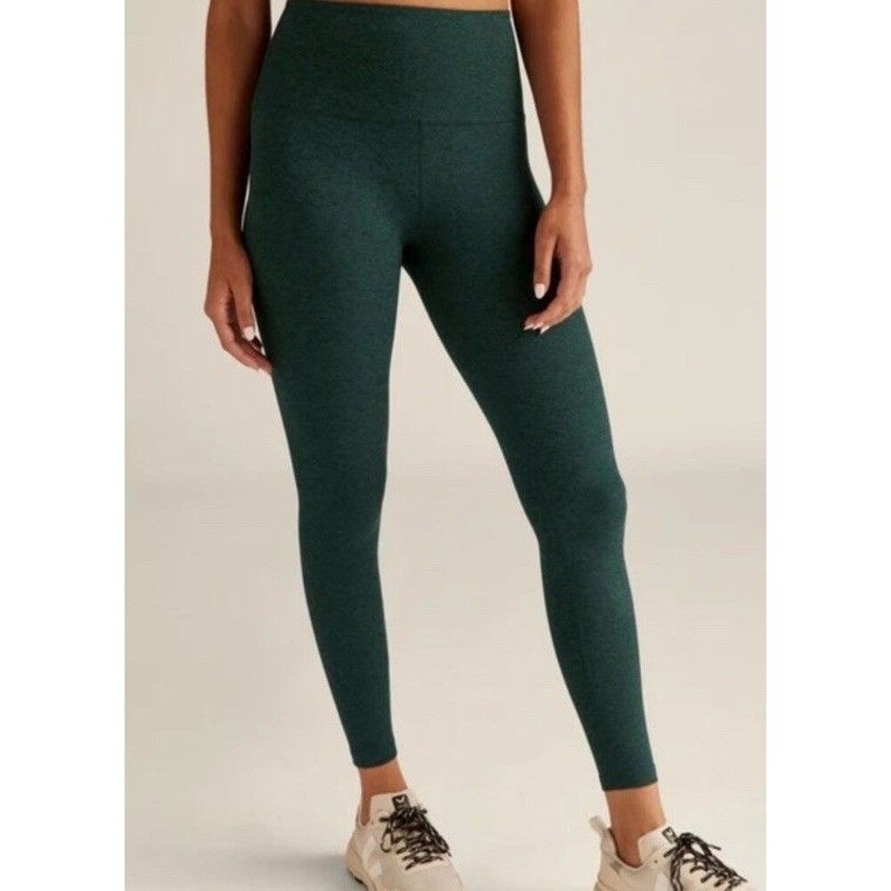 Beyond Yoga Size XXS Space Dye Green Leggings